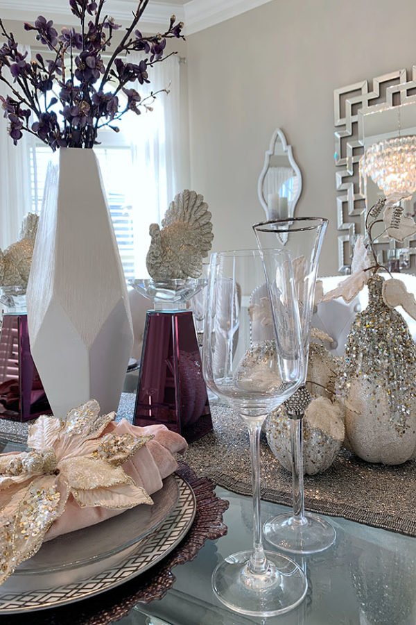 Modern Fall Tablescape - Home Decor - Pops of Color Home
